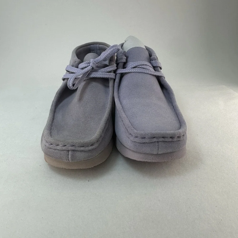 Clarks Originals Wallabee Boot Lilac Suede Women's Size 4 New In Box